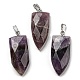 Natural Amethyst Pointed Pendants G-M405-07P-04-3