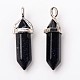 Synthetic Blue Goldstone Pointed Pendants G-F295-03H-4