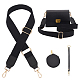 WADORN 1Pc PU Leather Wallets & 1Pc Canvas Adjustable Webbing Bag Straps FIND-WR0010-17B-1