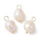 D'acqua dolce naturale ciondoli perla PALLOY-JF02153-01-1