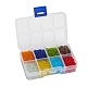8 Farben Glas Saatperlen SEED-YW0001-55-4