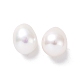 Perlas naturales abalorios de agua dulce cultivadas PEAR-P003-50-1