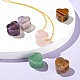 Valentinstag Thema 10pcs 5 Stil natürliche Edelstein europäische Perlen G-LS0001-71-6