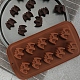 ハロウィンのバットの形の食品グレードのシリコンモールド  焼き型  フォンダンショコラ用  プリン  ケーキ  キャンディ  クッキー  角氷作り  コーヒー  215x110x20mm DIY-H126-04-1