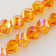 Electroplate Glass Beads Strands EGLA-R031-4mm-31-1