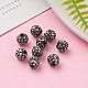 Pave Disco Ball Beads RB-A140-8mm-5-6