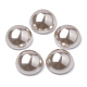 Cabochons de perles imitation plastique écologiques MACR-T012-16mm-03-1