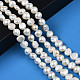Fili di perle di perle d'acqua dolce coltivate naturali PEAR-N014-08A-6