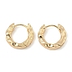 Латунные серьги обруча EJEW-D320-23G-4