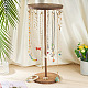 Вращающаяся круглая деревянная ювелирная витрина-органайзер для ожерелий подвесная стойка-башня NDIS-TAC0001-01B-8