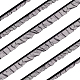 Fingerinspire 15 yards 3 styles ruban de dentelle plissée en nylon OCOR-FG0001-78-1