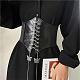 Wadorn 1pc ceintures corset élastiques larges en cuir pu AJEW-WR0002-01A-7