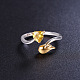 Shegrace adorabile 925 anello per polsino in argento sterling JR374B-2