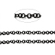 Placage ionique (ip) 304 chaînes porte-câbles texturées en acier inoxydable STAS-B040-02B-2