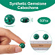 Synthetic Malachite Cabochons G-R416-12mm-38-3