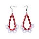 Glass Beads Dangle Earrings EJEW-JE02987-04-2