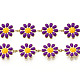 Chaînes à maillons de fleurs en laiton CHC-N018-098D-2