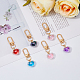 18Pcs 6 Colors AB Color Bead in Bead Style Acrylic Heart Pendant Decorations HJEW-PH01623-3