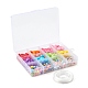 Bricolage kits de fabrication de bracelets de perles colorées mignonnes DIY-FS0002-28-7