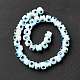 Chapelets de perles vernissées manuelles LAMP-F024-01A-03-5