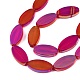 Fili di perle di vetro trasparente verniciato GLAA-E033-06A-02-3