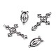 Transversales y centro sets rosario para la toma de collar de abalorios de rosario TIBEP-TA0002-14AS-5
