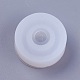 透明なdiyリングシリコンモールド  レジン型  UVレジン用  エポキシ樹脂ジュエリー作り  菱形  ホワイト  33x13.5mm DIY-WH0128-03C-3