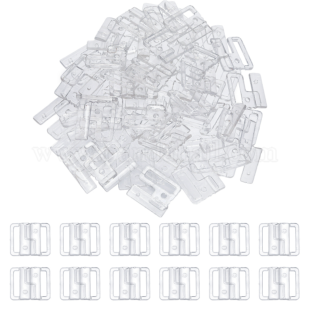 Wholesale CHGCRAFT 50Sets Bikini Bra Clips Hooks Bra Strap Hooks Bra