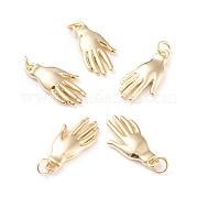 Латунные подвески ZIRC-I043-20G