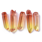 Двухцветные стеклянные бусины GLAA-S167-13B