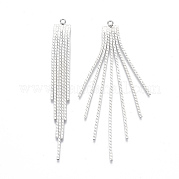 Латунная цепочка кисточка большие подвески KK-N231-110P-NF