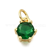 Кулон из циркония KK-V002-23G-06