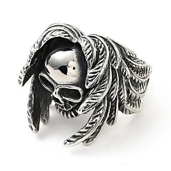 Кольцо из нержавеющей стали 316 RJEW-C030-06A-AS