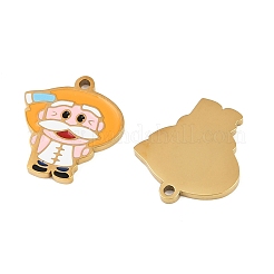 Подвески из нержавеющей стали 304 с эмалью&nbsp;STAS-C137-05A-G