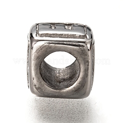 Европейские бусины из нержавеющей стали 304&nbsp;OPDL-L020-001E