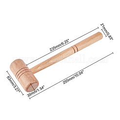 Marteaux à bois en caoutchouc&nbsp;TOOL-WH0123-06