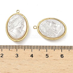 Нержавеющая сталь 304 с подвесками из АБС-пластика в виде жемчужин&nbsp;STAS-G371-11G