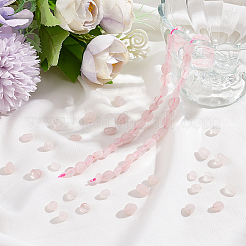 2 нитка натуральный розовый кварц бусины нити G-OC0004-26