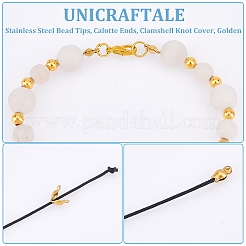 Embouts de perles en acier inoxydable 304&nbsp;STAS-UN0002-38C