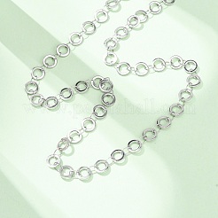 Цепочки из нержавеющей стали 304 с кольцами и звеньями толщиной 6 мм&nbsp;NJEW-P343-01A-P