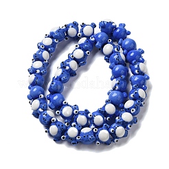 Бусы лэмпворк ручной работы&nbsp;LAMP-Z010-02G