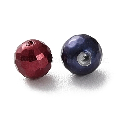 Граненые круглые бусины из ракушек BSHE-XCP0001-78A