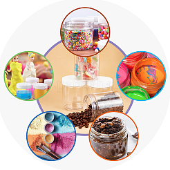 Прозрачные пластиковые контейнеры для бусинок для домашних животных CON-PH0002-19A