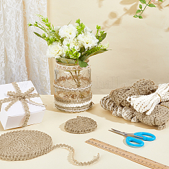 60м 6 стиля джутовая лента с кисточками&nbsp;OCOR-PH0006-16