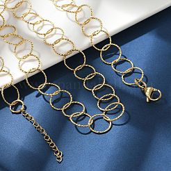 Ионное покрытие(ip) ожерелья из нержавеющей стали 304&nbsp;STAS-D084-26G