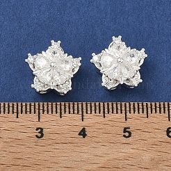 Messing-Pavé-Zirkonia-Mehrstrang-Glieder&nbsp;KK-B172-10S-02
