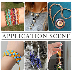 40.8 м двухцветных вощеных хлопковых шнуров&nbsp;YC-TA0001-07C