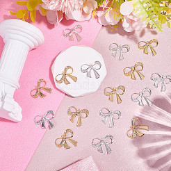 20 шт. 2-х цветные латунные соединительные подвески&nbsp;KK-BBC0022-11