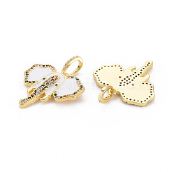 Латунные подвески из микро-паве KK-S354-330-NF