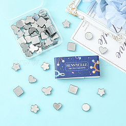 48 шт. 8 стиля сплава слайдер подвески кабошоны оправы FIND-SC0016-55A-P